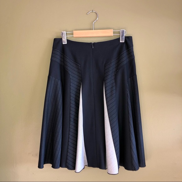 Navy knee length skirt - Picture 2 of 7